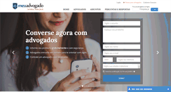 Desktop Screenshot of meuadvogado.com.br