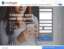 Tablet Screenshot of meuadvogado.com.br